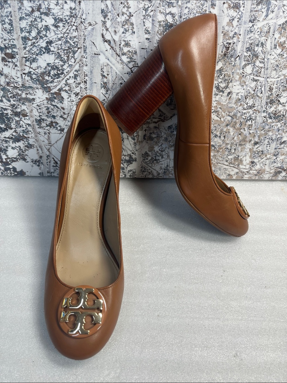 Tory Burch Block-Heel Pumps